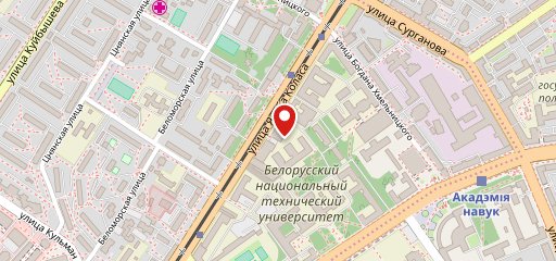 БНТУ, столовая № 2 на карте
