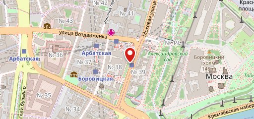 Буфет на карте