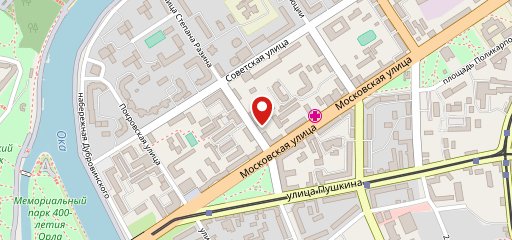 Столовая на карте
