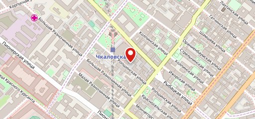 Столовая на карте