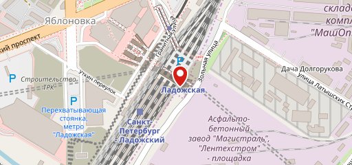 Столовая на карте