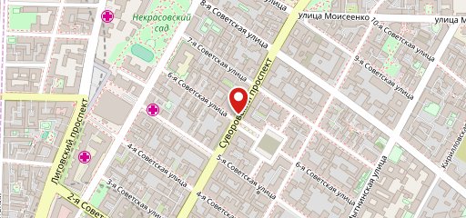 Столовая на карте