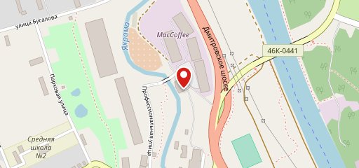 Столовая на карте