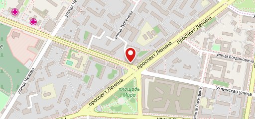 Столовая на карте