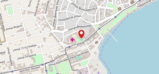 Столовая на карте