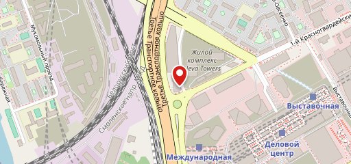 Москва Сити на карте