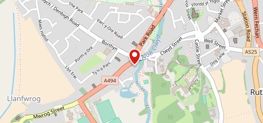 Carlito's Woodfired Pizza Ruthin на карте