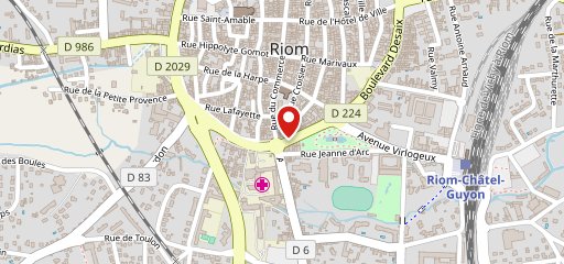 CARRĖ ROUGE Riom на карте