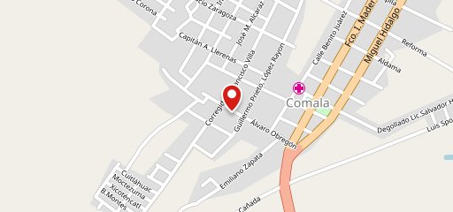 Casa Rosa Comala на карте