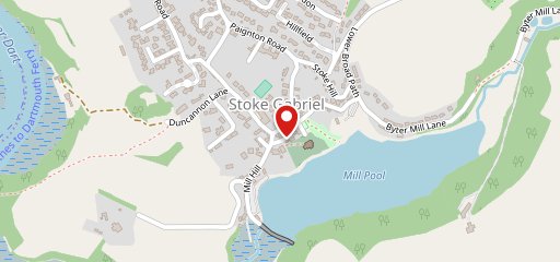 The Castle Inn Stoke Gabriel на карте