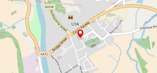 The Castle Inn Usk на карте