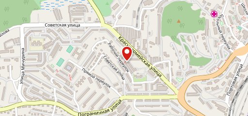 Кот и клевер на карте