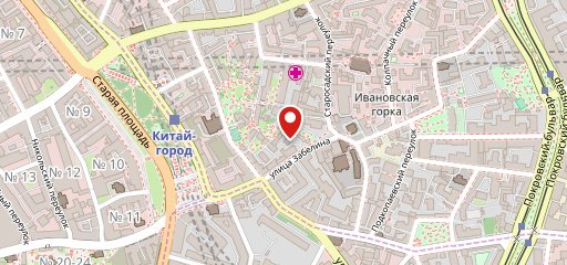 Столовая на карте