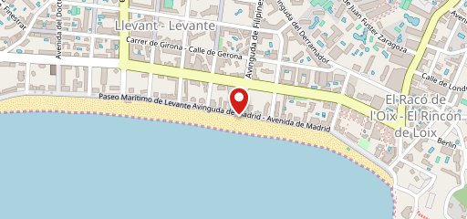 Restaurante en Benidorm - Bar Caiman Beach Restaurantes Benidorm на карте