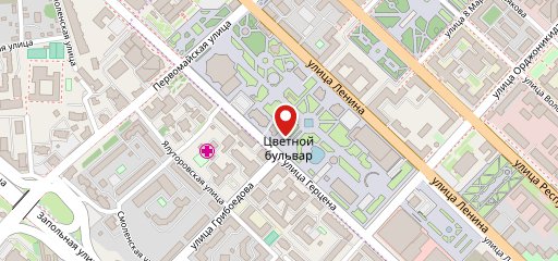Центральный на карте