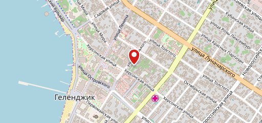Центральное на карте