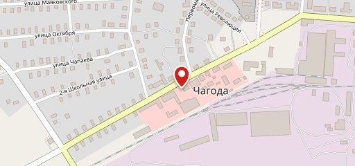 Чагода на карте