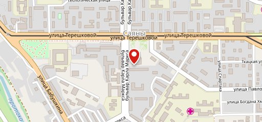 Чайка на карте