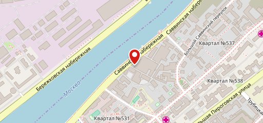 Чайхона 1/Саввинская набережная Moscow на карте