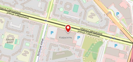 Ложка на карте