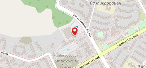 чайная ложка на карте