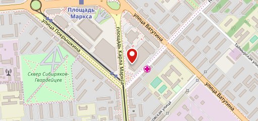 Чашка кофе на карте