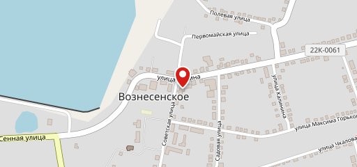 Чайка на карте