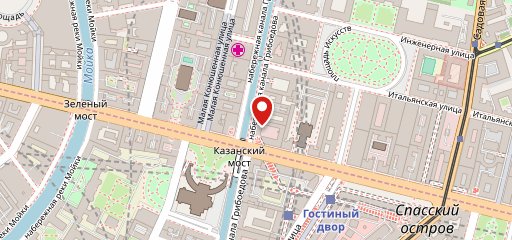 Чайка на карте