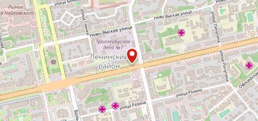 Чайкоффский на карте