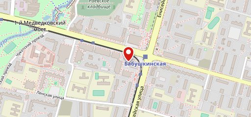 Чебуречная на Бабушинской на карте