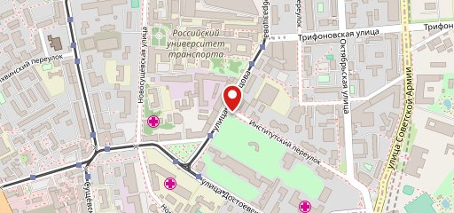 Чебуреки на Образцова на карте