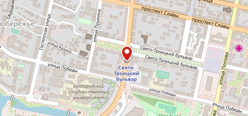 Бодрая корова на карте