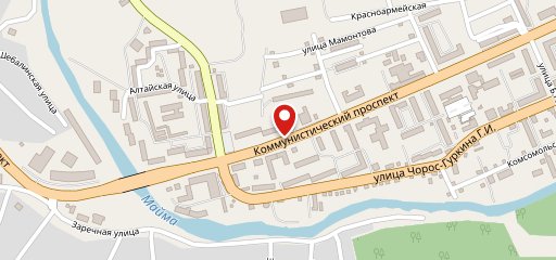 Чейне на карте