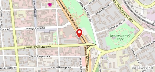 Chelsea на карте