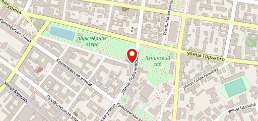 Черное озеро на карте