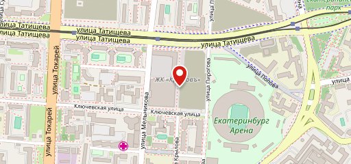 Черный лис на карте