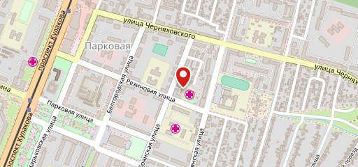 Черняховского на карте