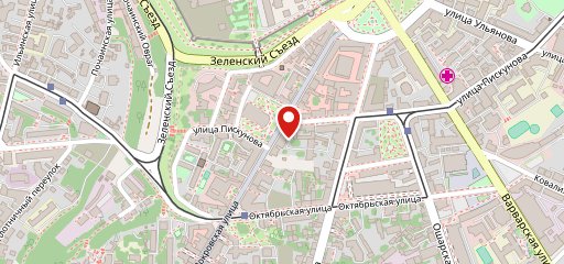 Чёрточка на карте