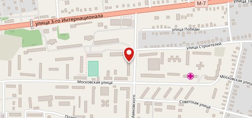 Каштан на карте