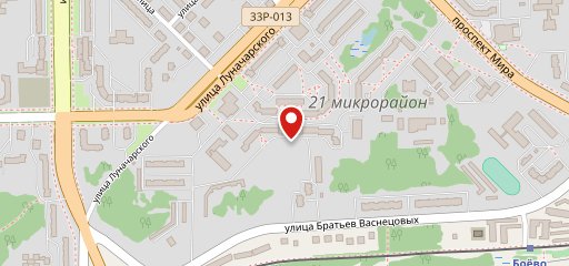 Каштан на карте