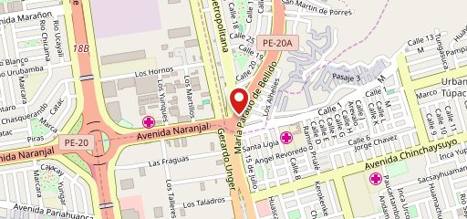Chifa "tres estrellas" Lima на карте