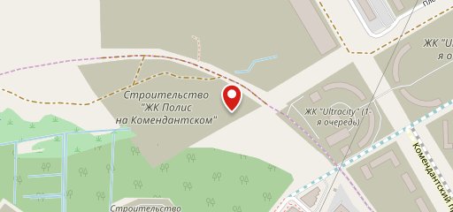 Зелёное место на карте