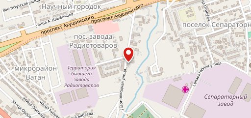 Чудушная на карте