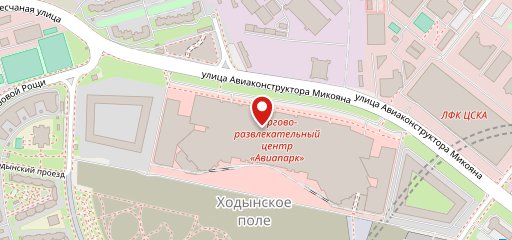 Чао-пицца на карте