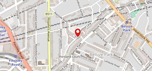 Cinder - Belsize Park на карте