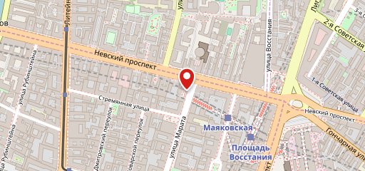 Тур по Барам Санкт-Петербурга на карте