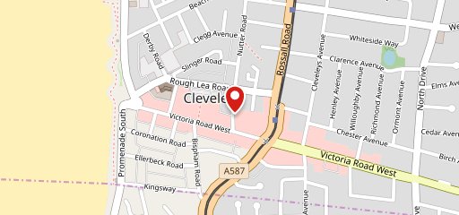 Cleveleys на карте