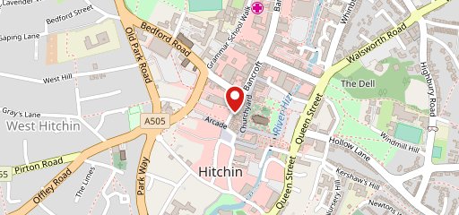The Cock Hitchin на карте