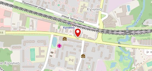Сеть городских кофеен на карте