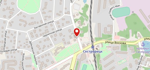 Булка с котлетой на карте